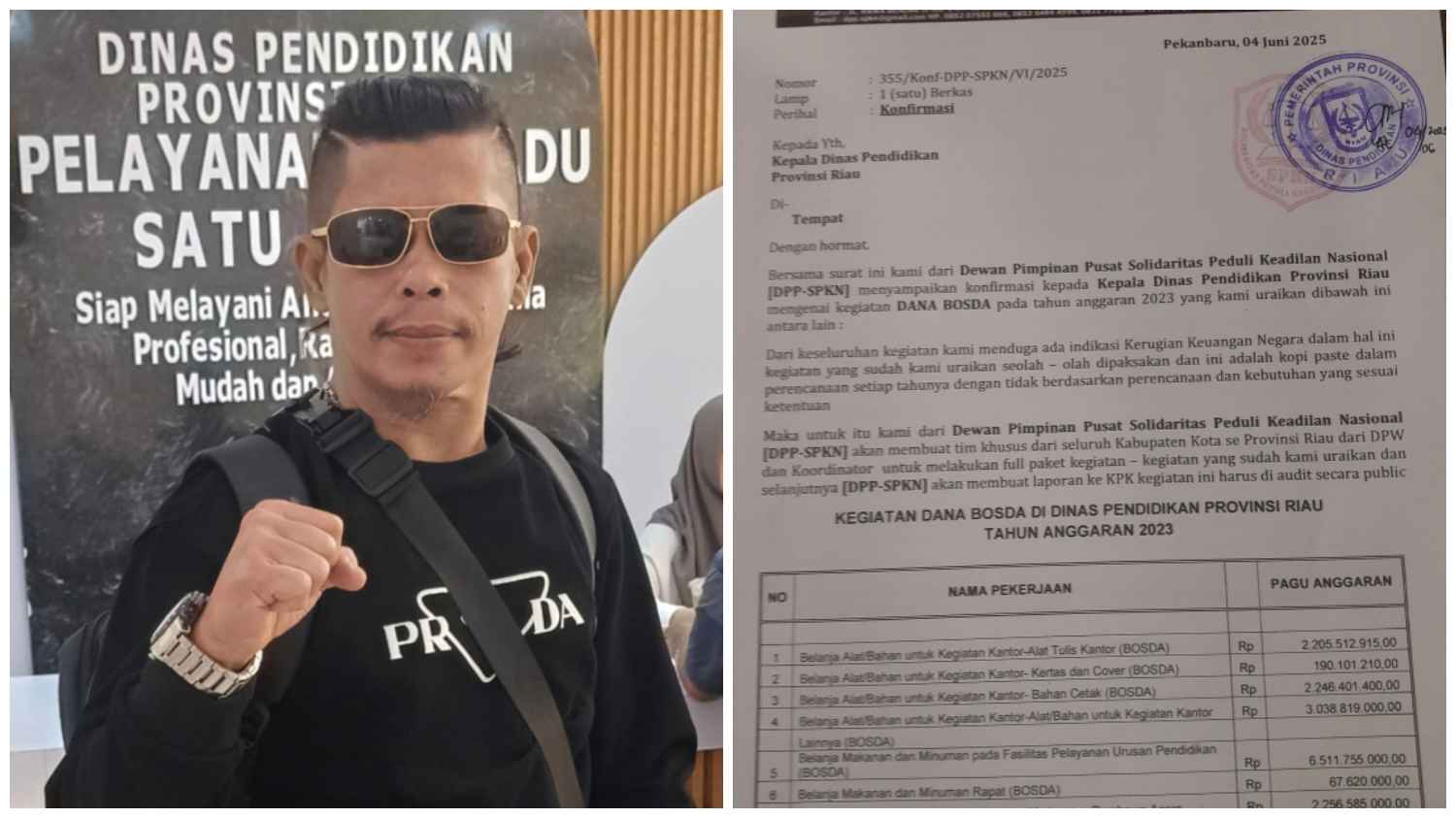 DPP SPKN Desak KPK Usut Dugaan Penyalahgunaan Dana BOSDA di Disdik Riau ...